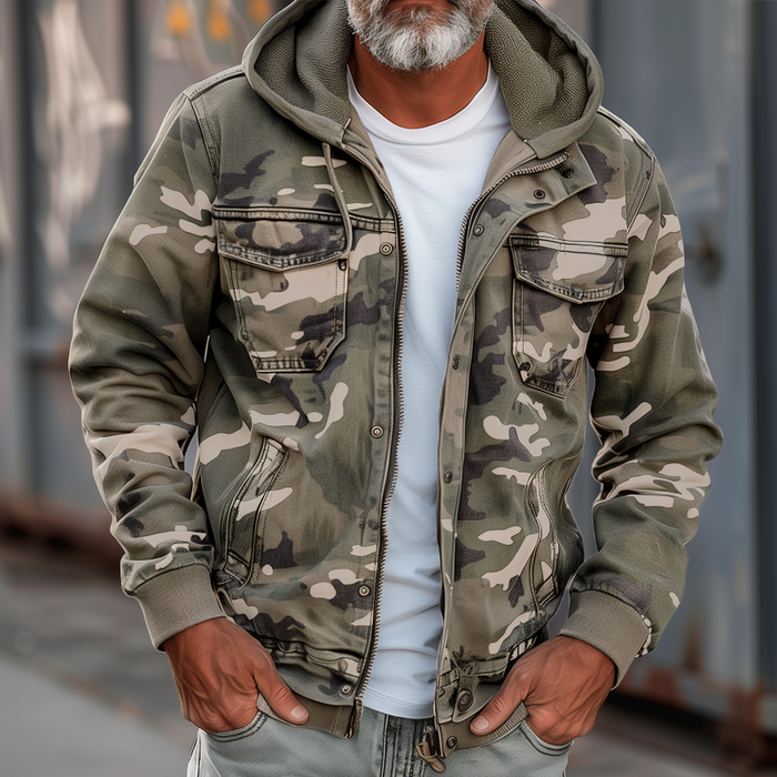 Sami | Jas cu model de camuflaj