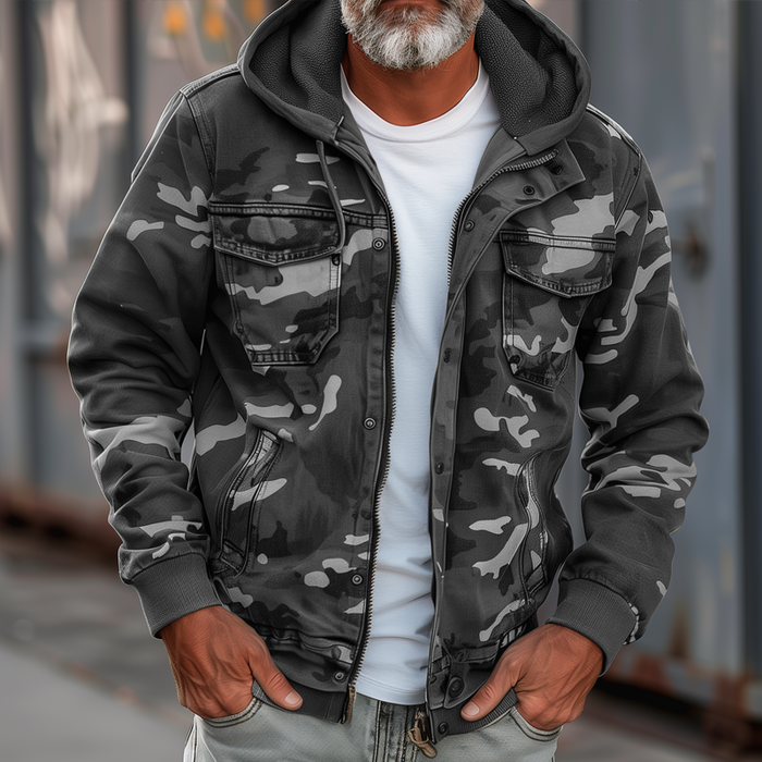 Sami | Jas cu model de camuflaj