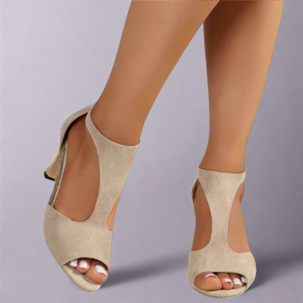 Marga | Sandale Ortopedice cu Toc Elegant