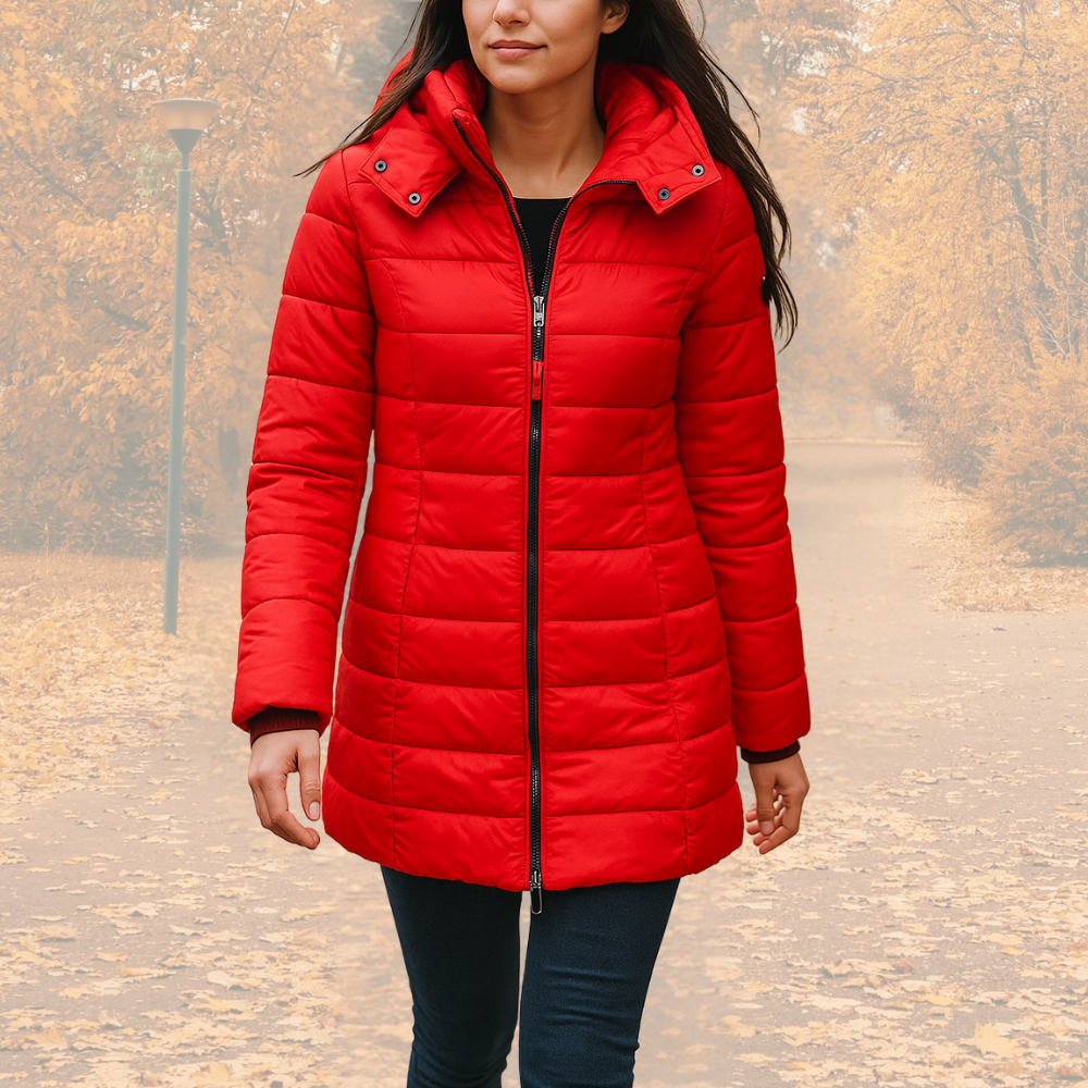 IRMINA | JACKET ELEGANTĂ CU GLUGĂ