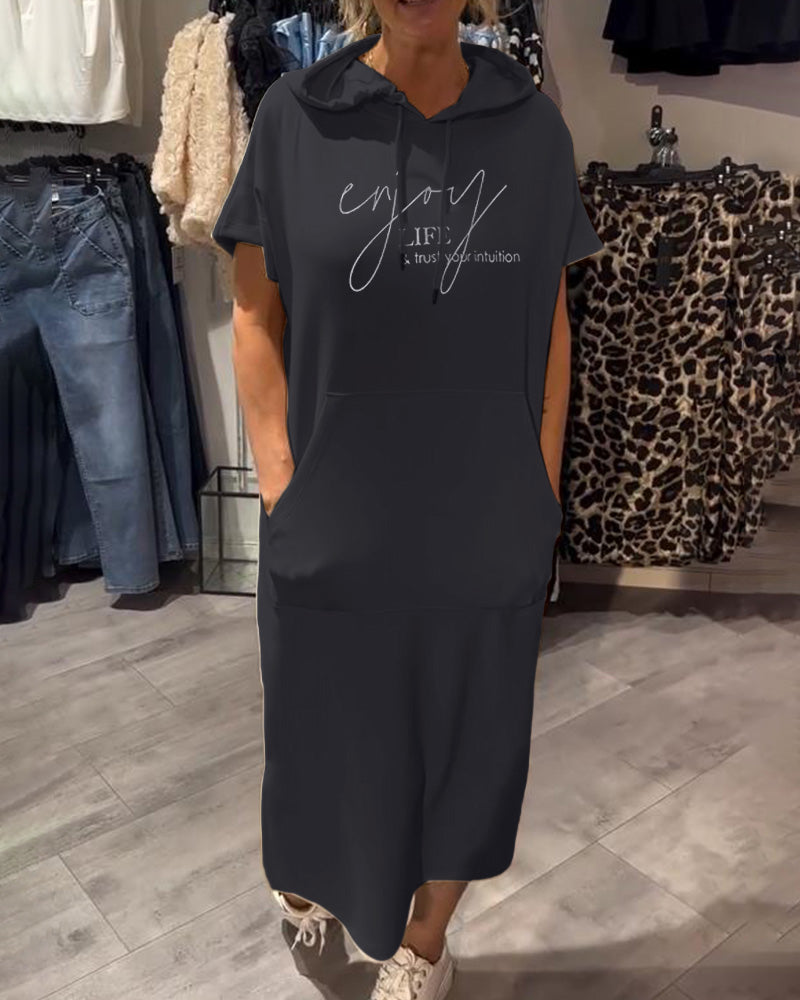 Saskia™ | Rochie Zilnică cu Glugă