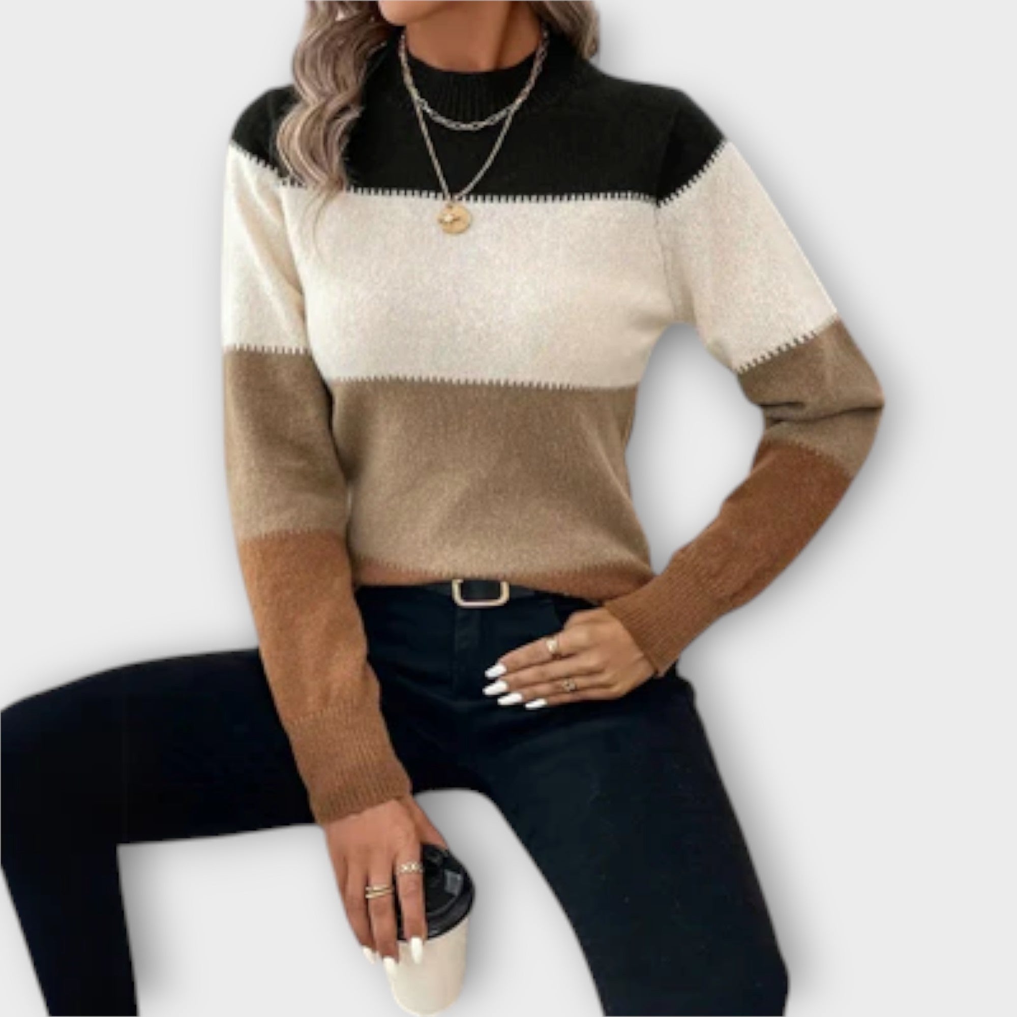 Elina - Pulover Casual & Elegant
