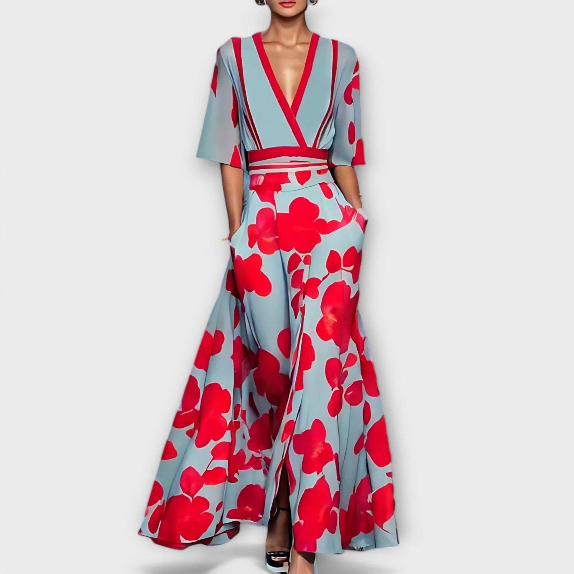 Elise - Rochie elegantă cu imprimeu floral