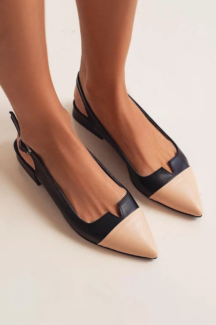 Estelle™ | Pantofi cu toc din piele colorată cu finisaj lucios