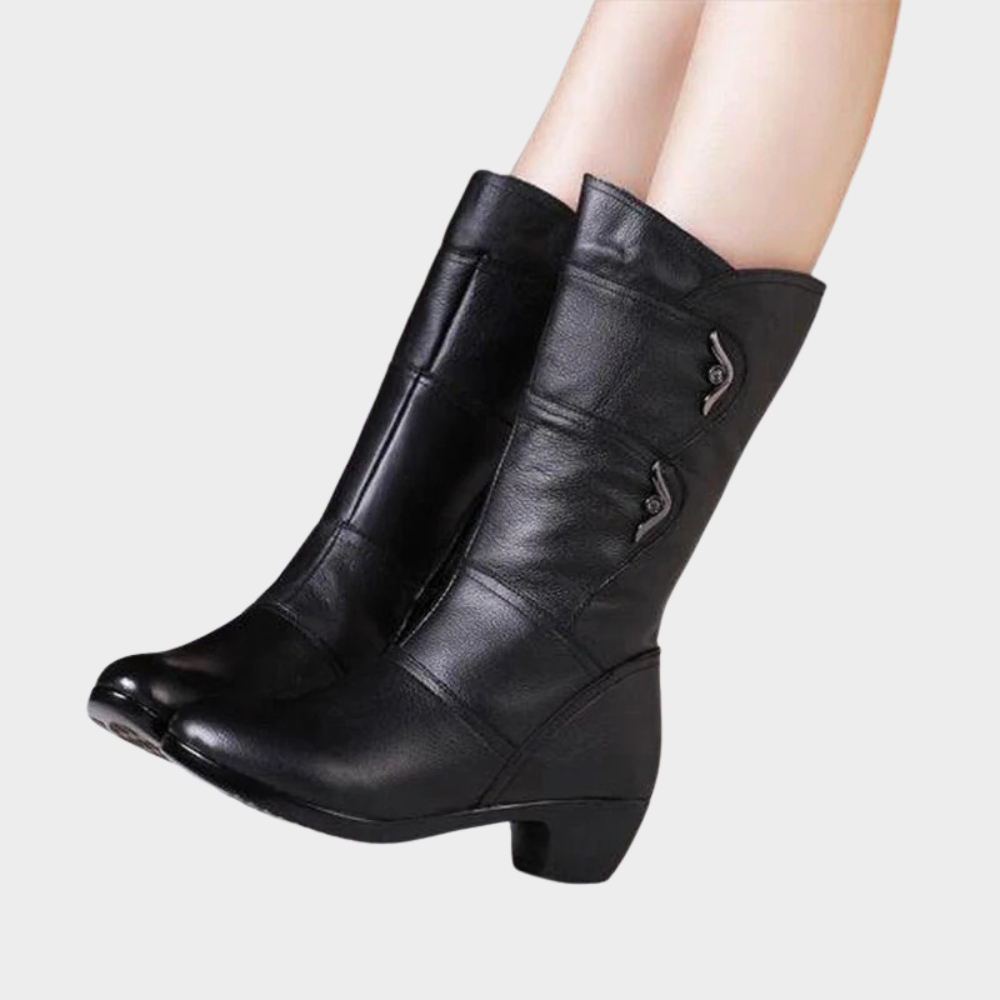 Rylee | Botine cu fermoar