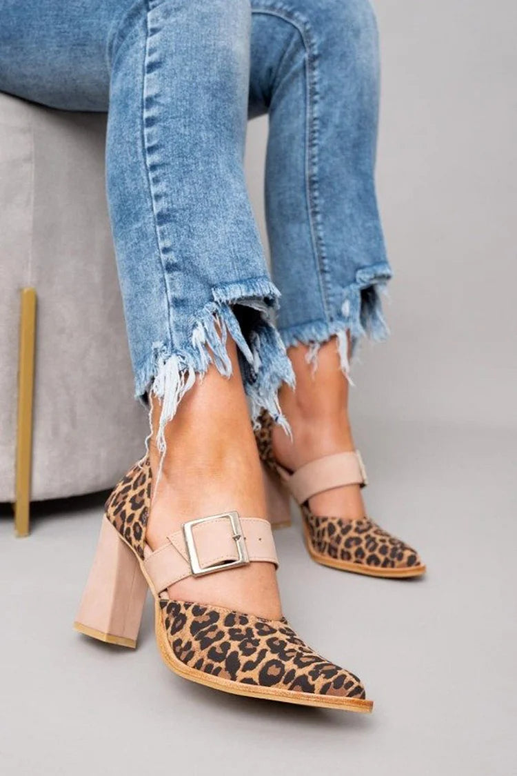 Amalia™ | Leopard Print Heels