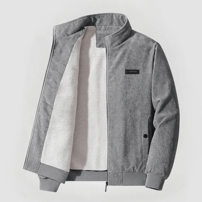 Liam™ | Jachetă din catifea cu căptușeală din fleece