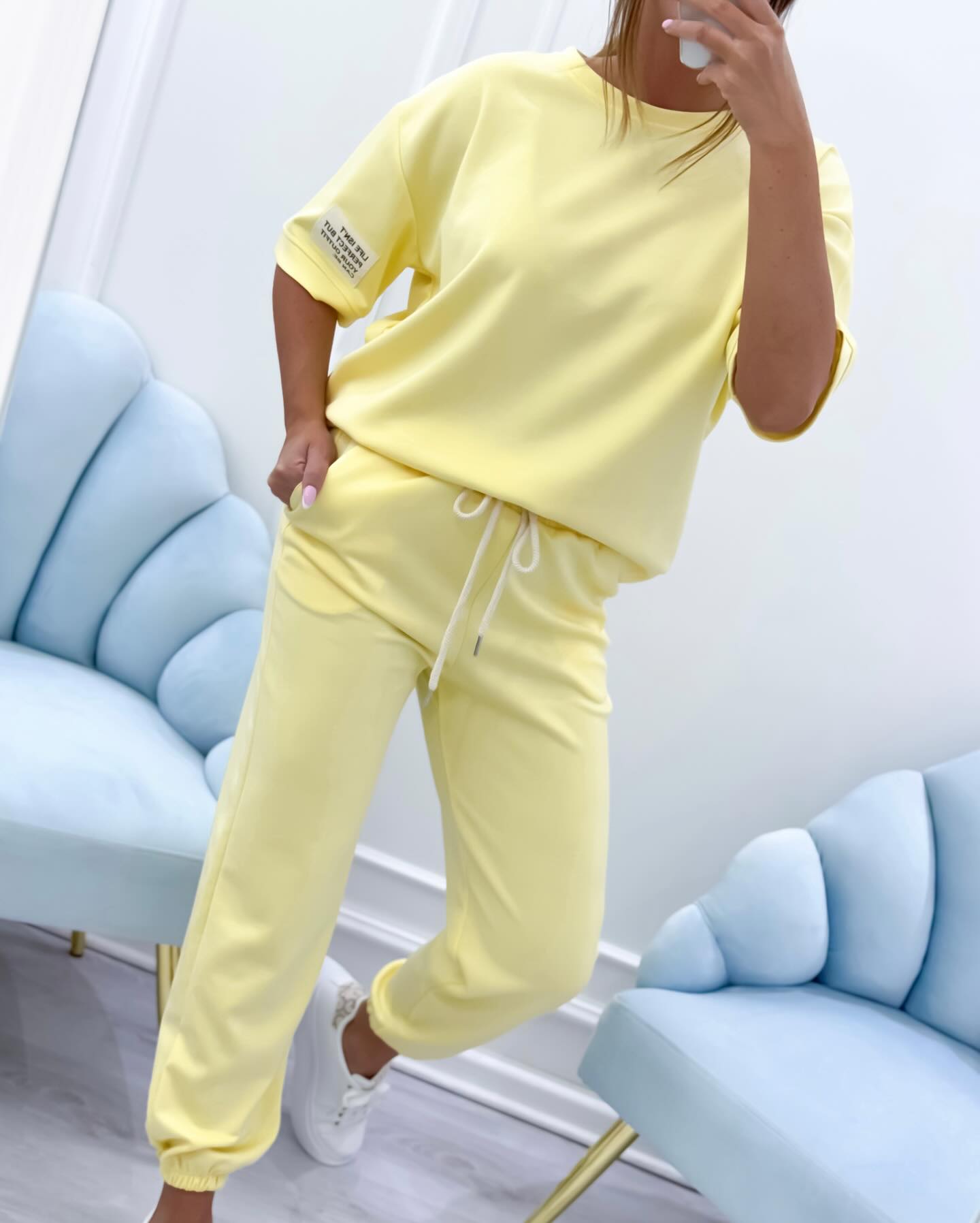 MIMI | Set Elegant cu Mâneci Scurte