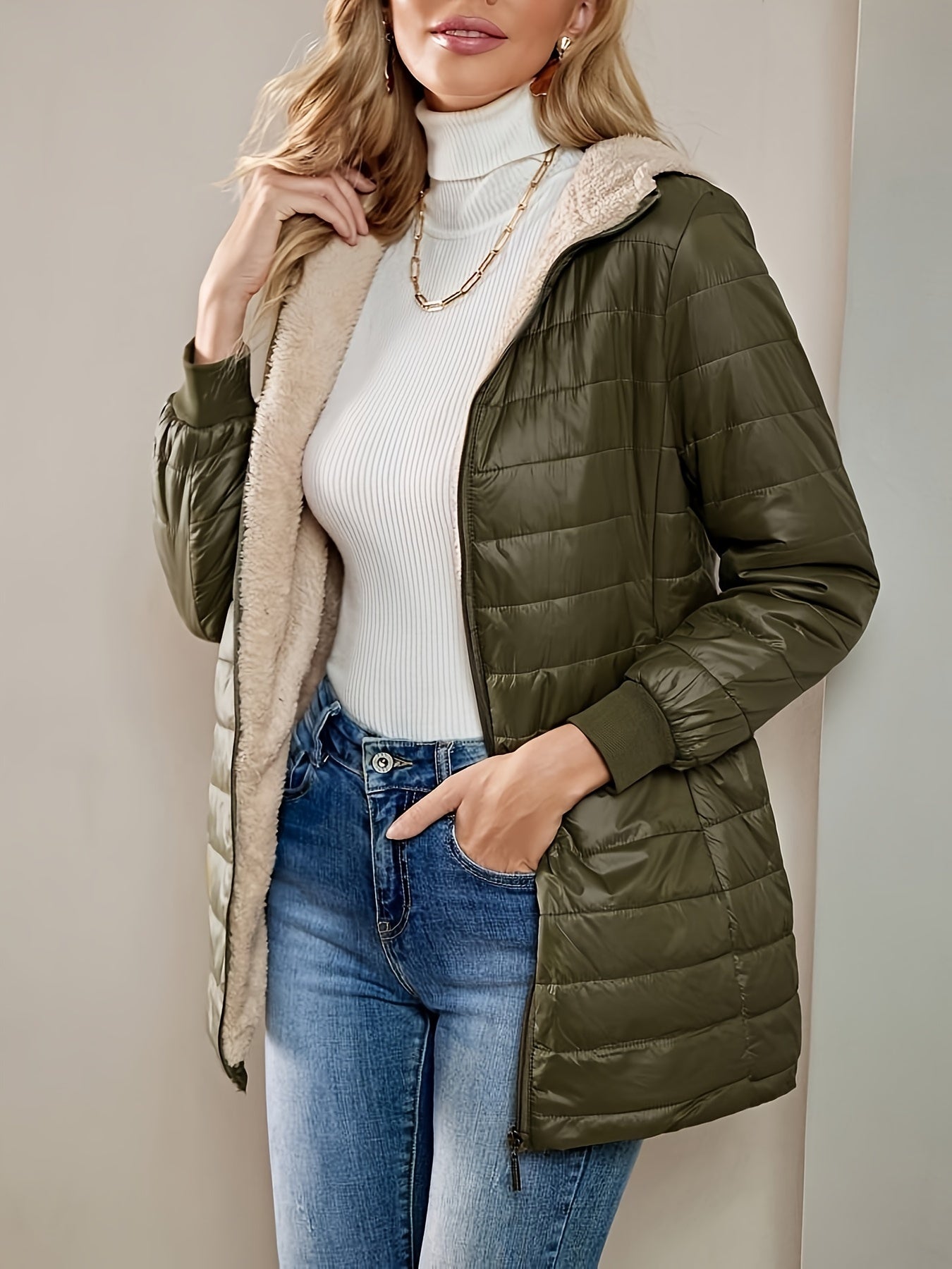 Enrica | Palton lung casual