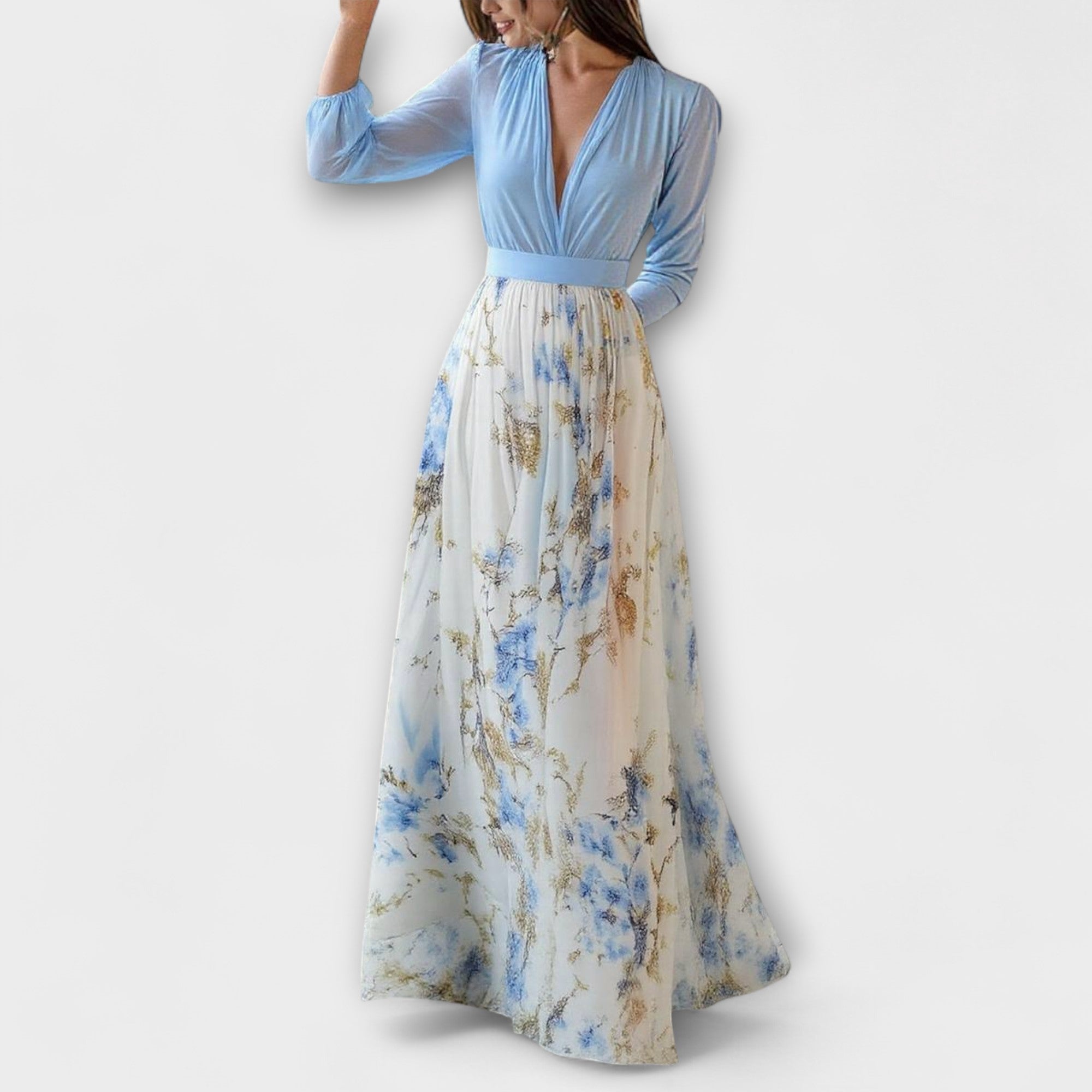 Harper - Rochie Maxi cu Flori