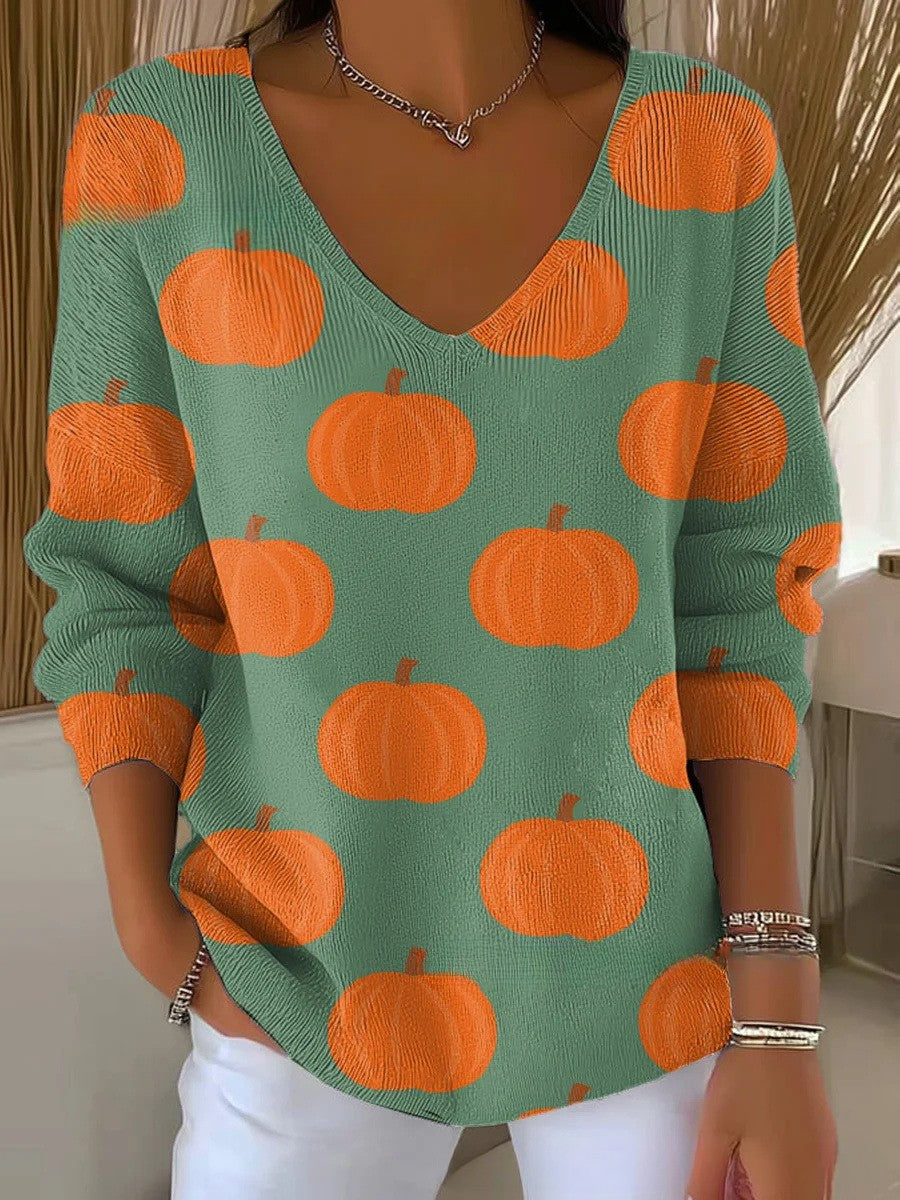Benedetta – Pulover din tricot cu decolteu în V 12