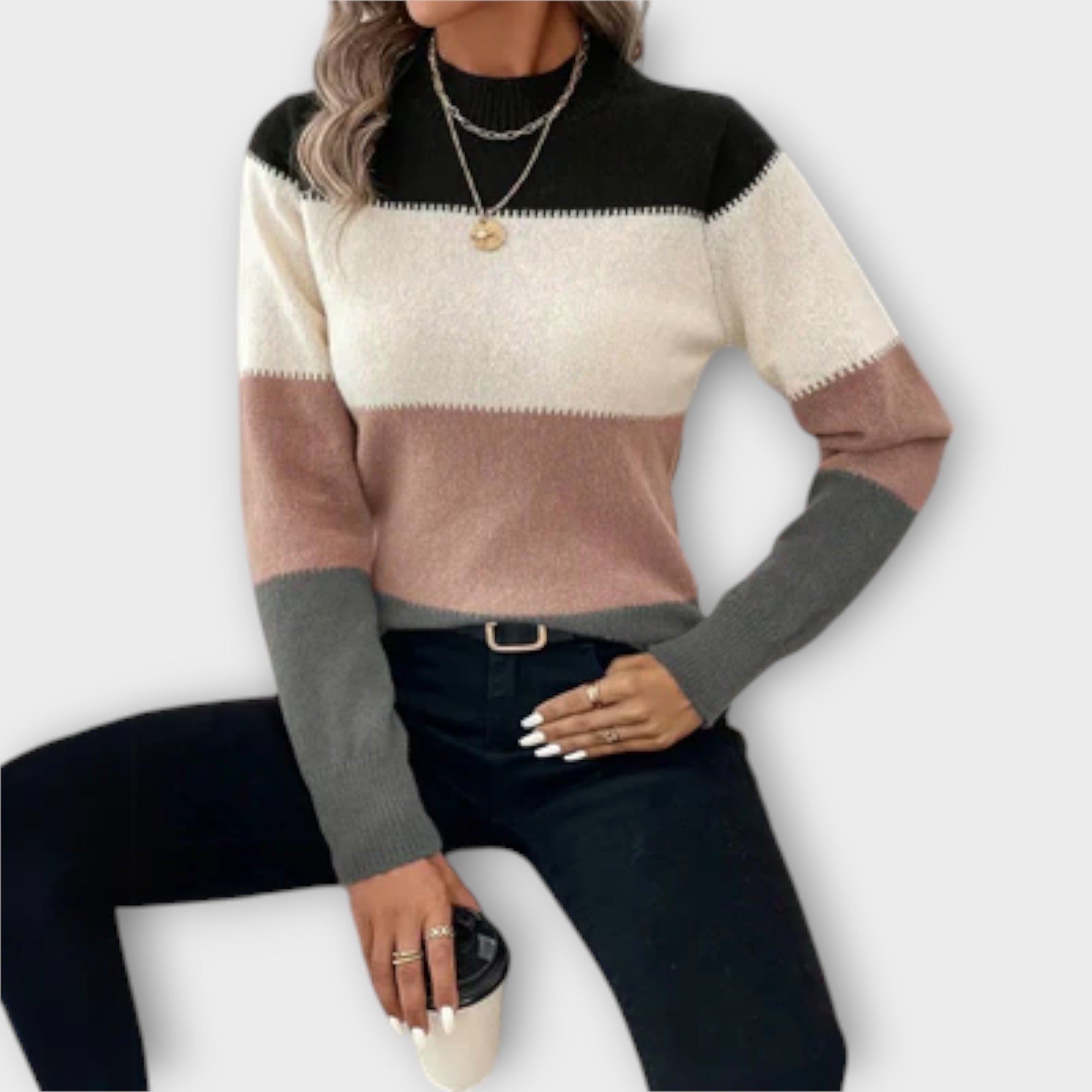 Elina - Pulover Casual & Elegant