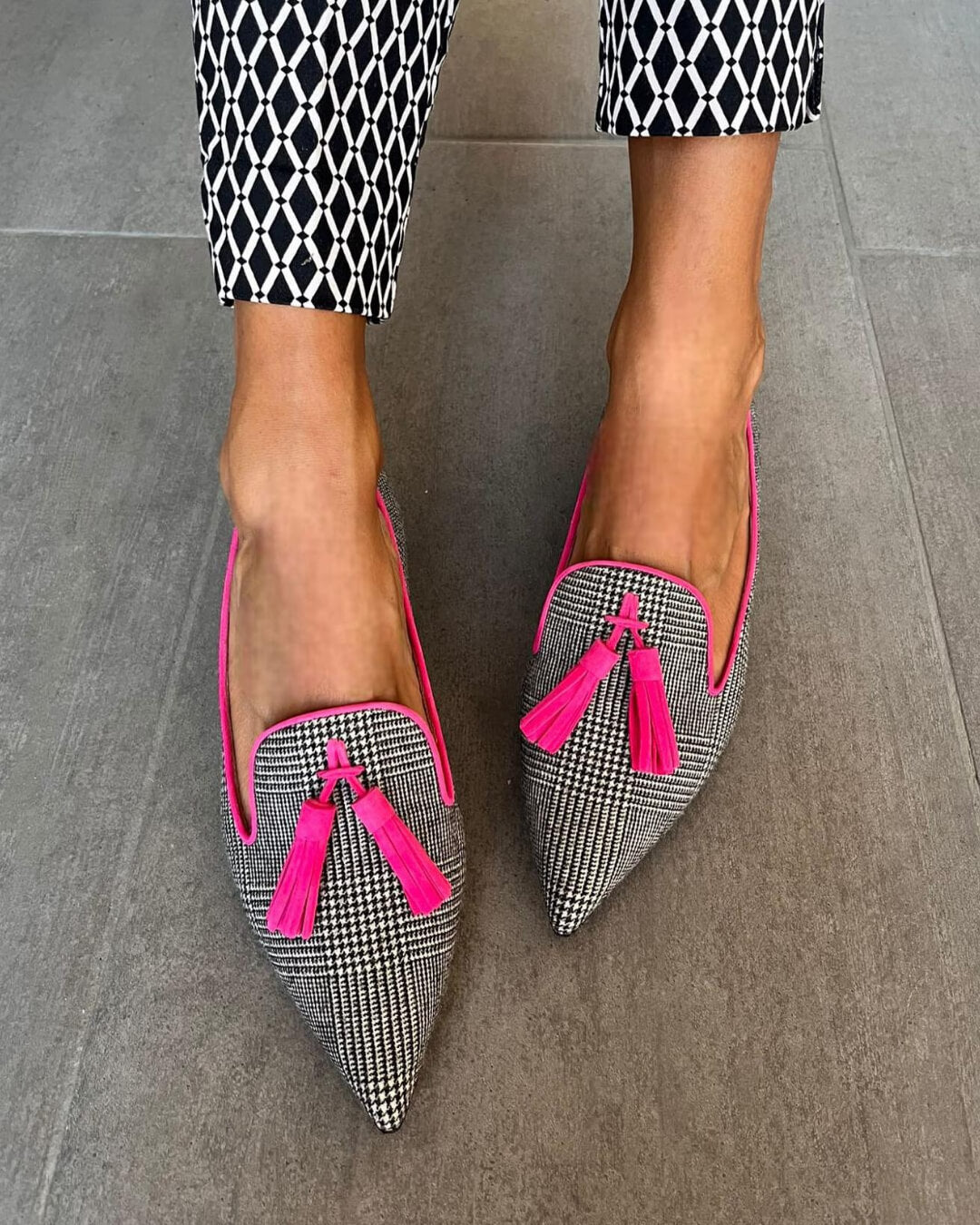 Marlène™ | Pantofi Eleganți cu Toc în Nuțe Vii