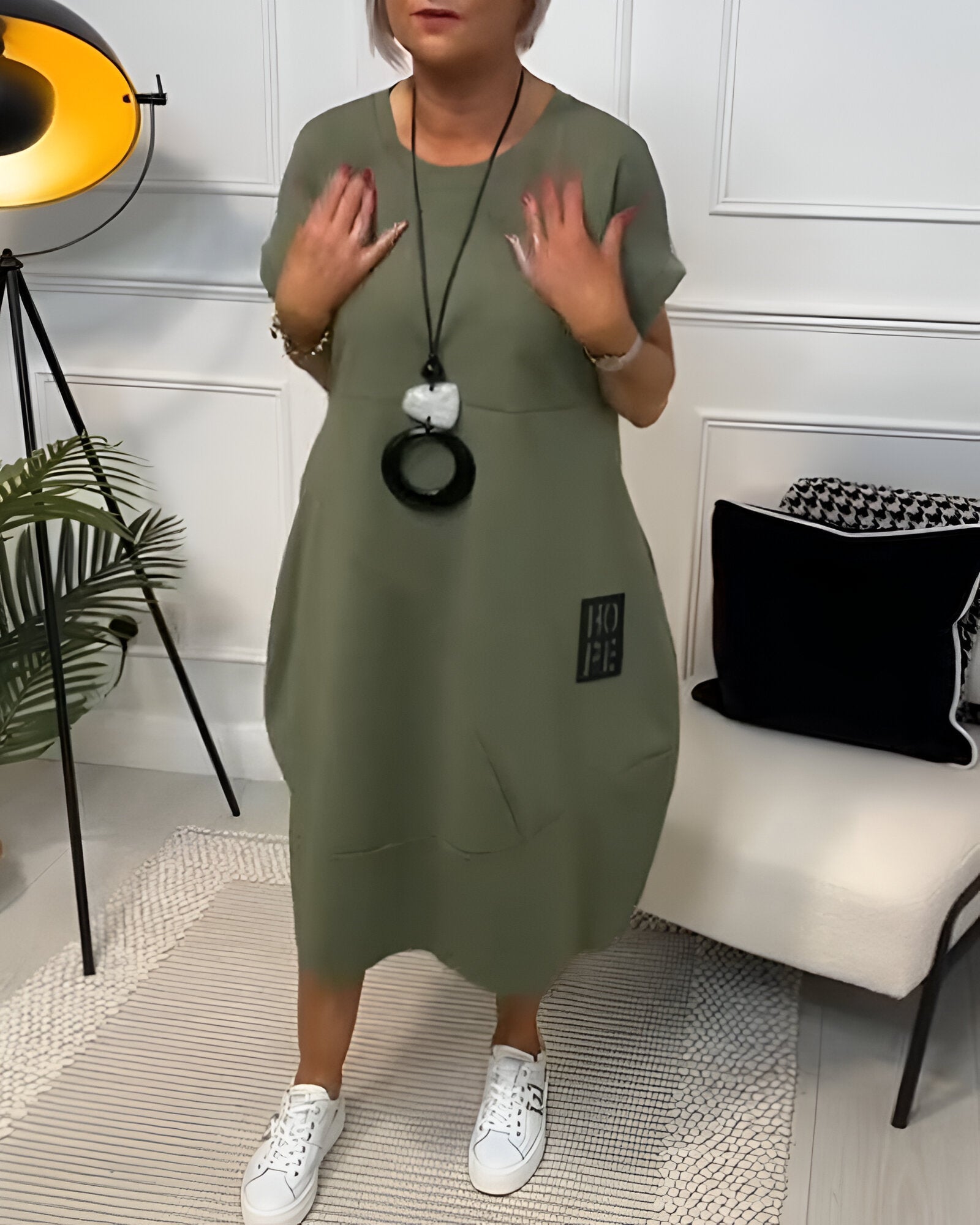 Ineke™ | Rochie Hoodie Confortabilă