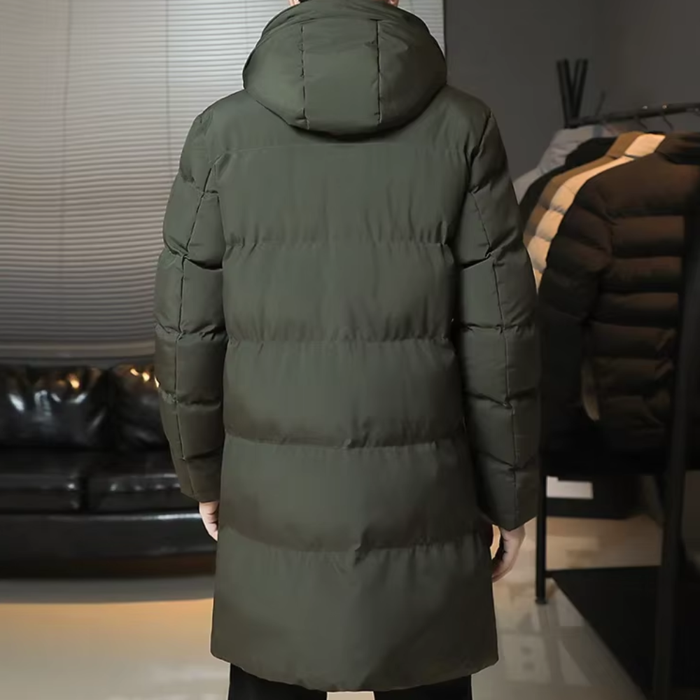 Jachetă lungă elegantă de iarnă