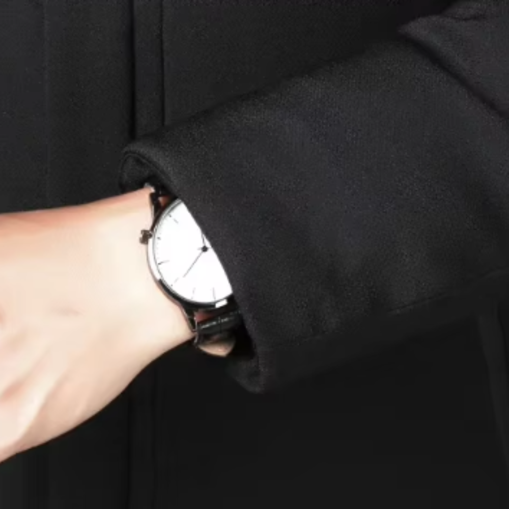 Jachetă elegantă lungă pentru bărbați
