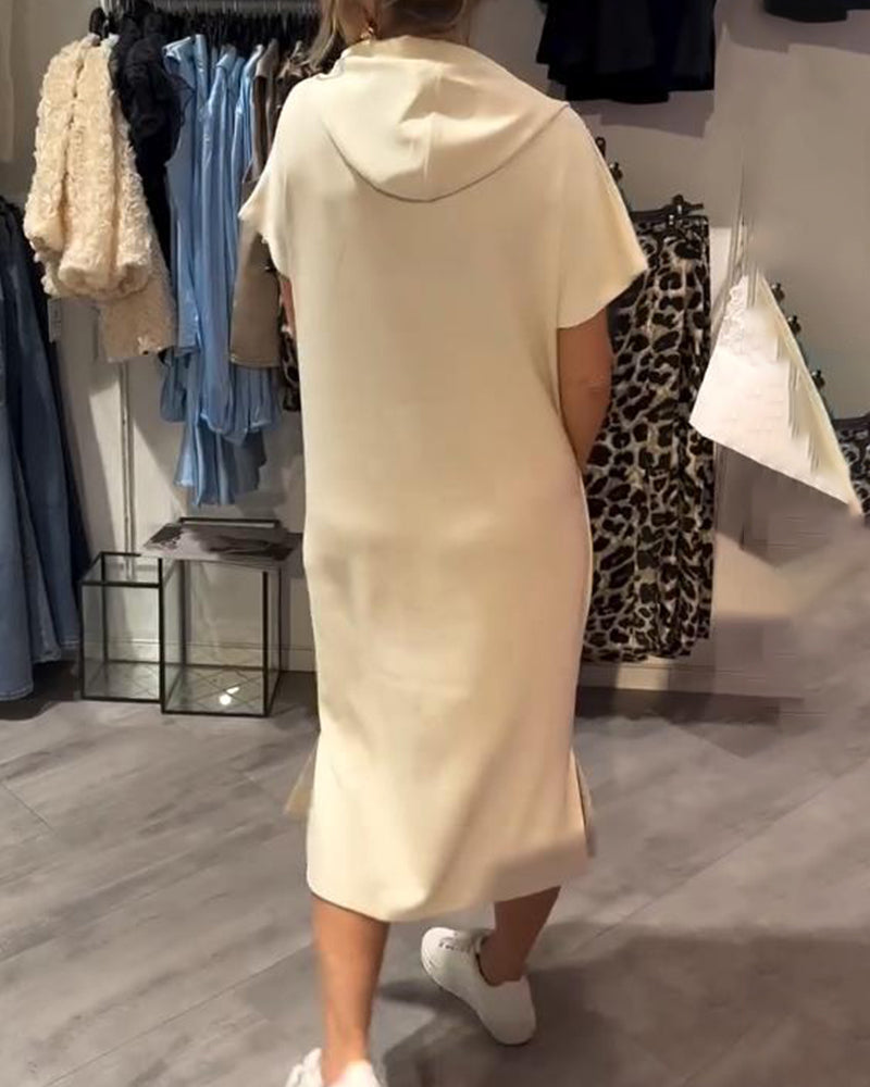 Saskia™ | Rochie Zilnică cu Glugă