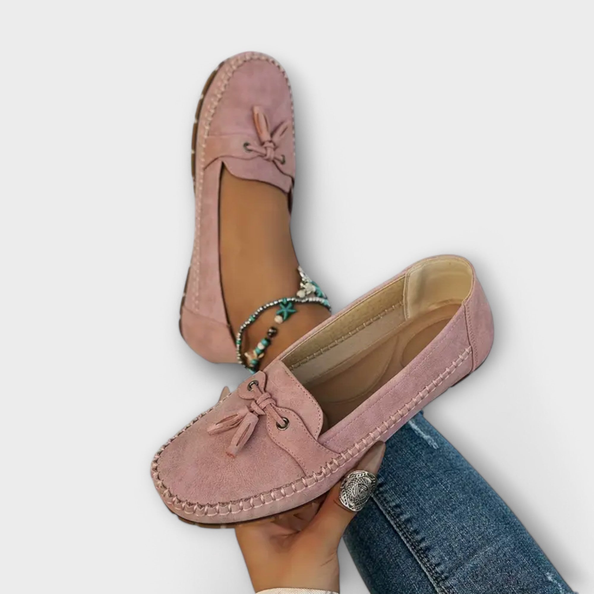 Lise | Pantofi Slip-On Moi cu Design Elegant