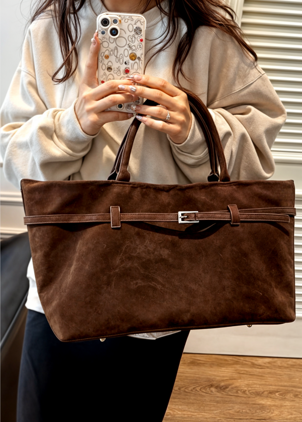 Geanta Celeste Suede BB