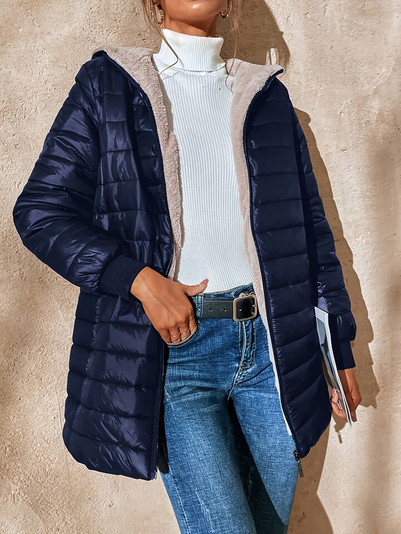 Enrica | Palton lung casual
