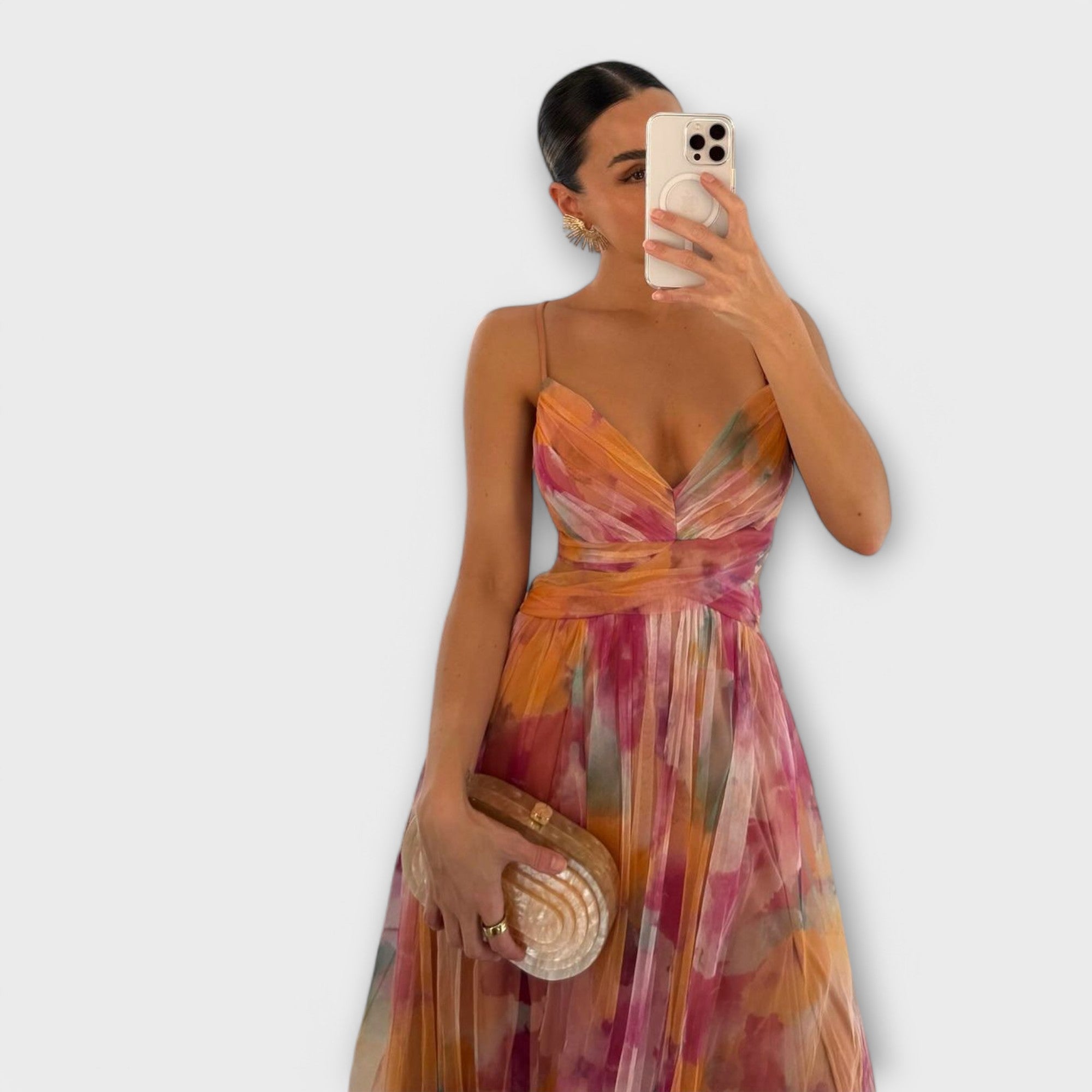 Rochie Maxid Annai din Mesh - Elegantă și Scurtă pe Corp