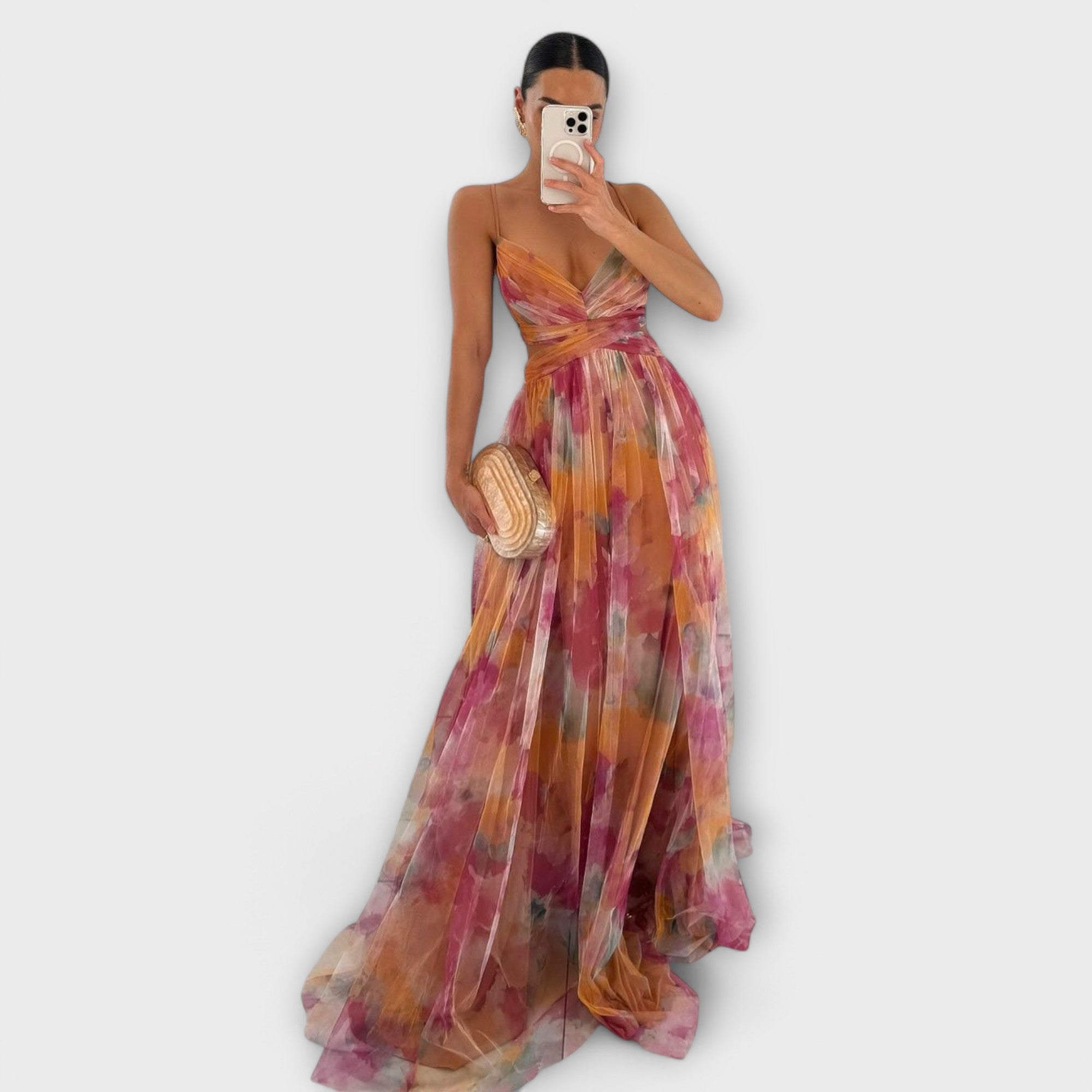Rochie Maxid Annai din Mesh - Elegantă și Scurtă pe Corp