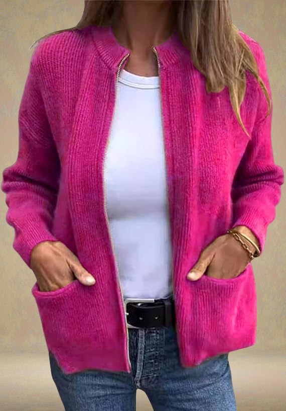 ZOYA | Cardigan de Toamnă cu Zip
