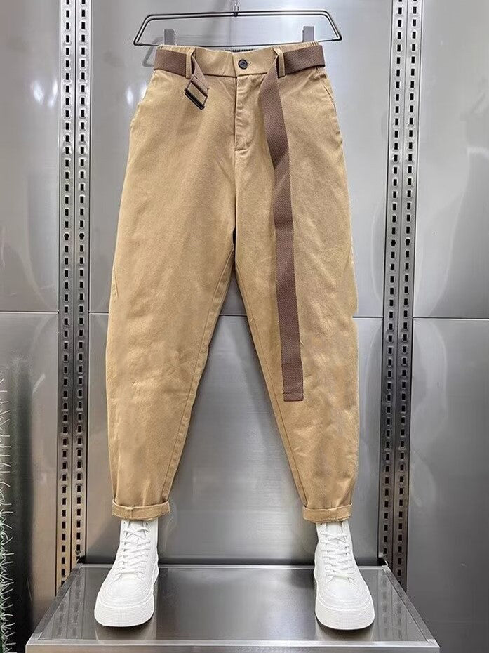 Laurent™ | Pantaloni Capri cu Brâu