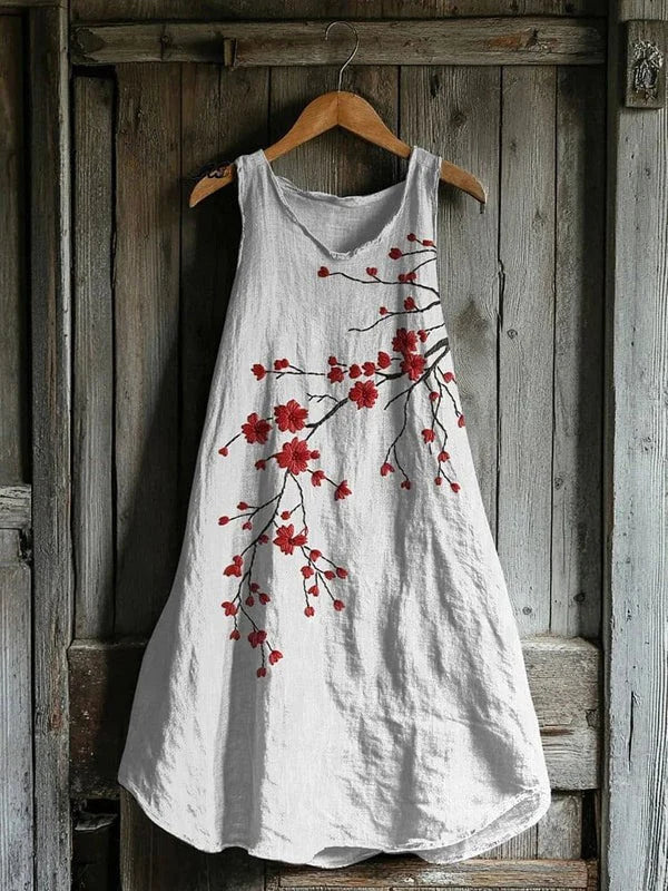 Alma – Rochie cu model de flori de cireș