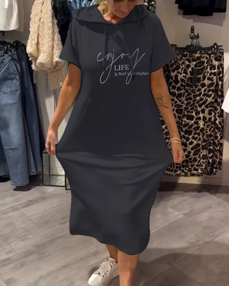 Saskia™ | Rochie Zilnică cu Glugă