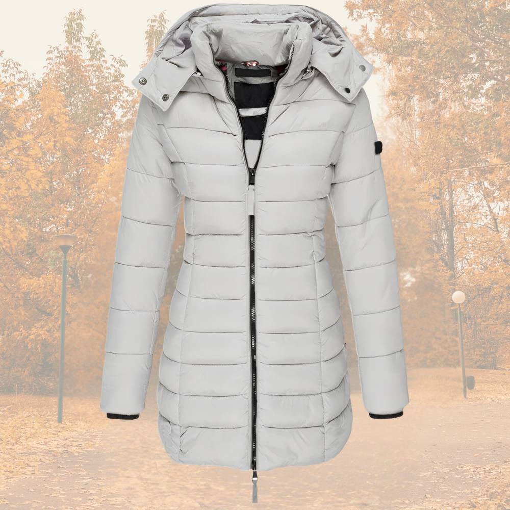 IRMINA | JACKET ELEGANTĂ CU GLUGĂ