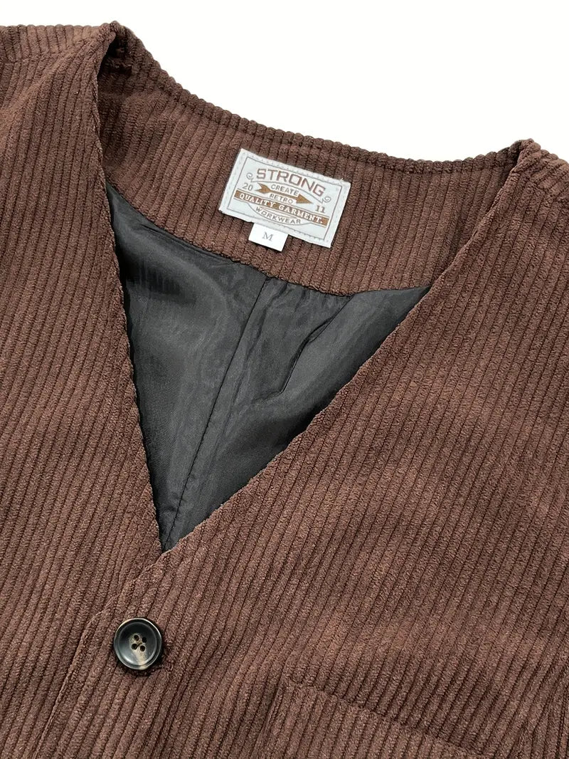 Verney™ | Vestă Elegantă din Catifea