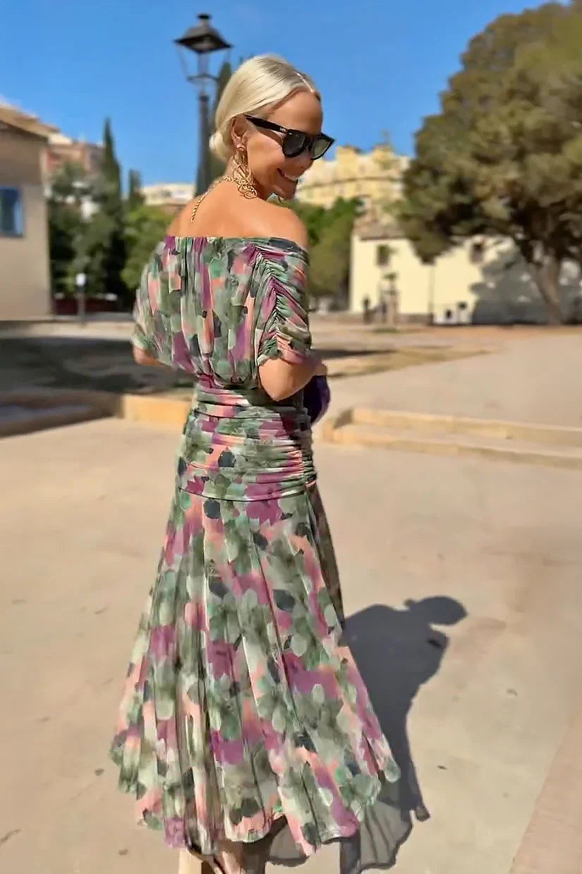 ALMA | ROCHIE LUNGĂ CU GULER ÎN V