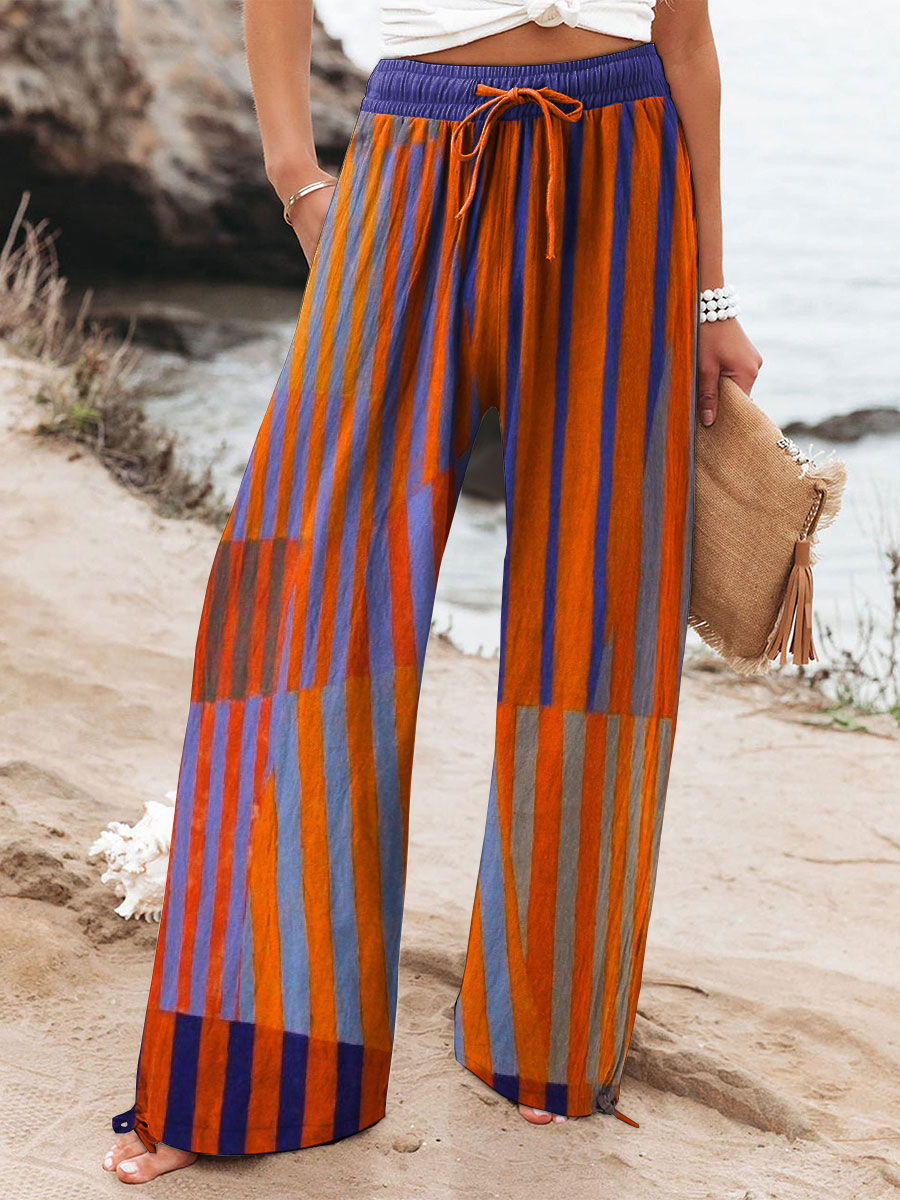 Cecelia | Pantaloni cu Gamba Largă