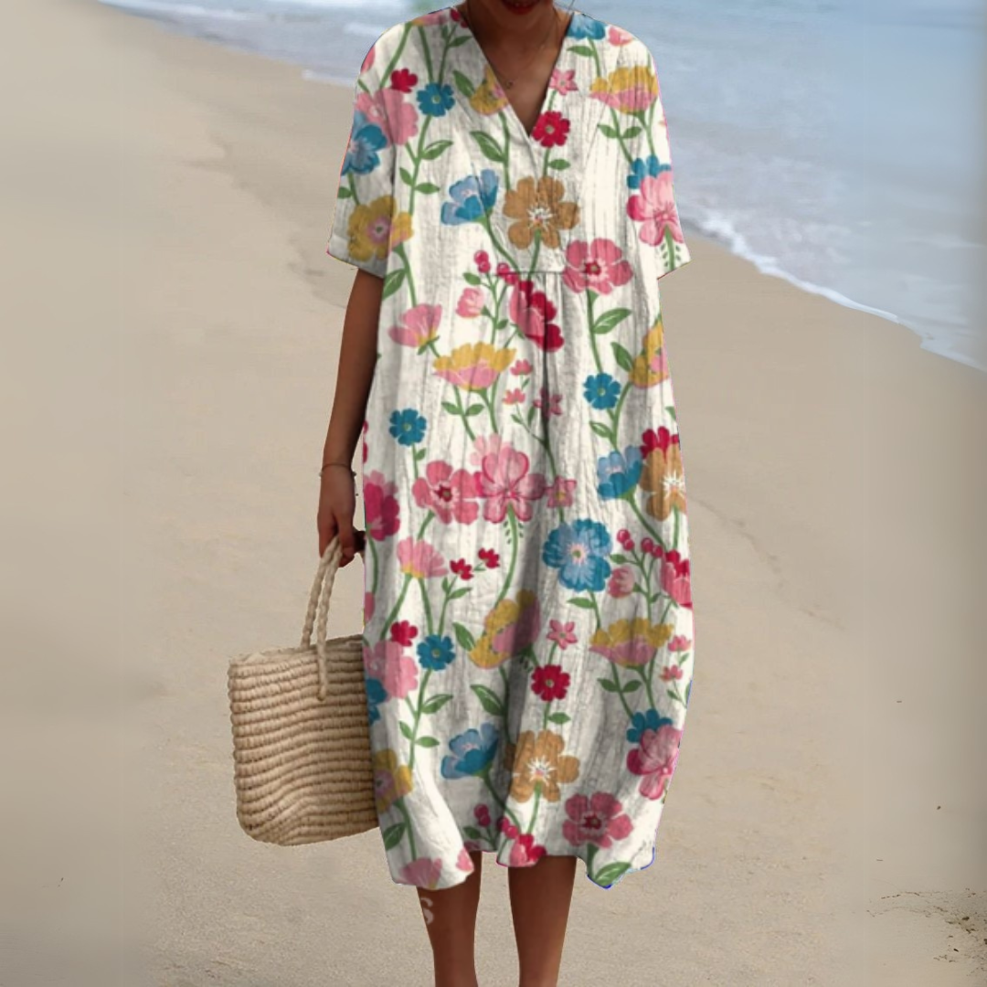Audrey - Rochie Florală Elegantă