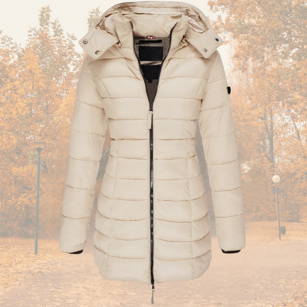 IRMINA | JACKET ELEGANTĂ CU GLUGĂ