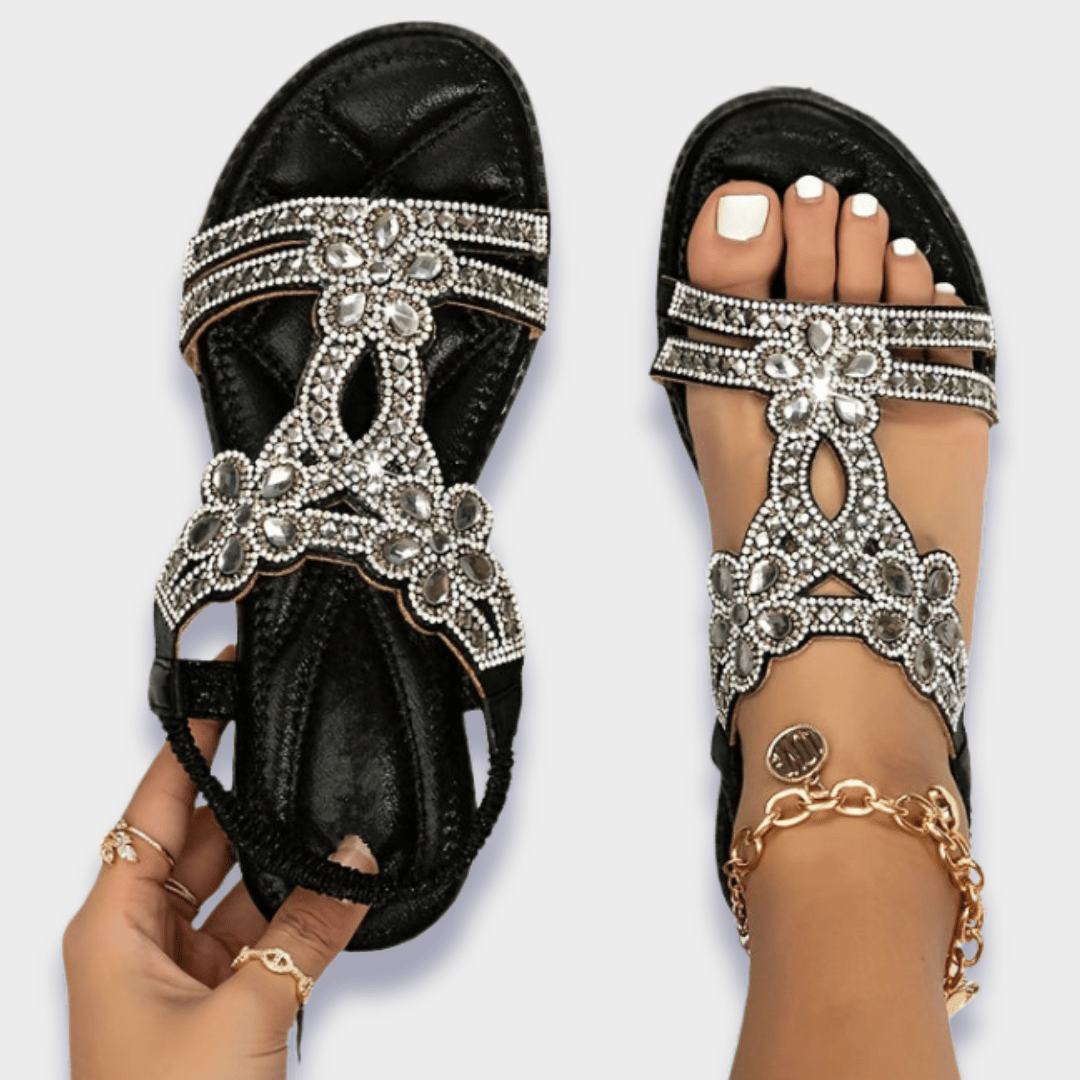 Franziska | Sandale Boho Ortopedice din Material de Prima Calitate