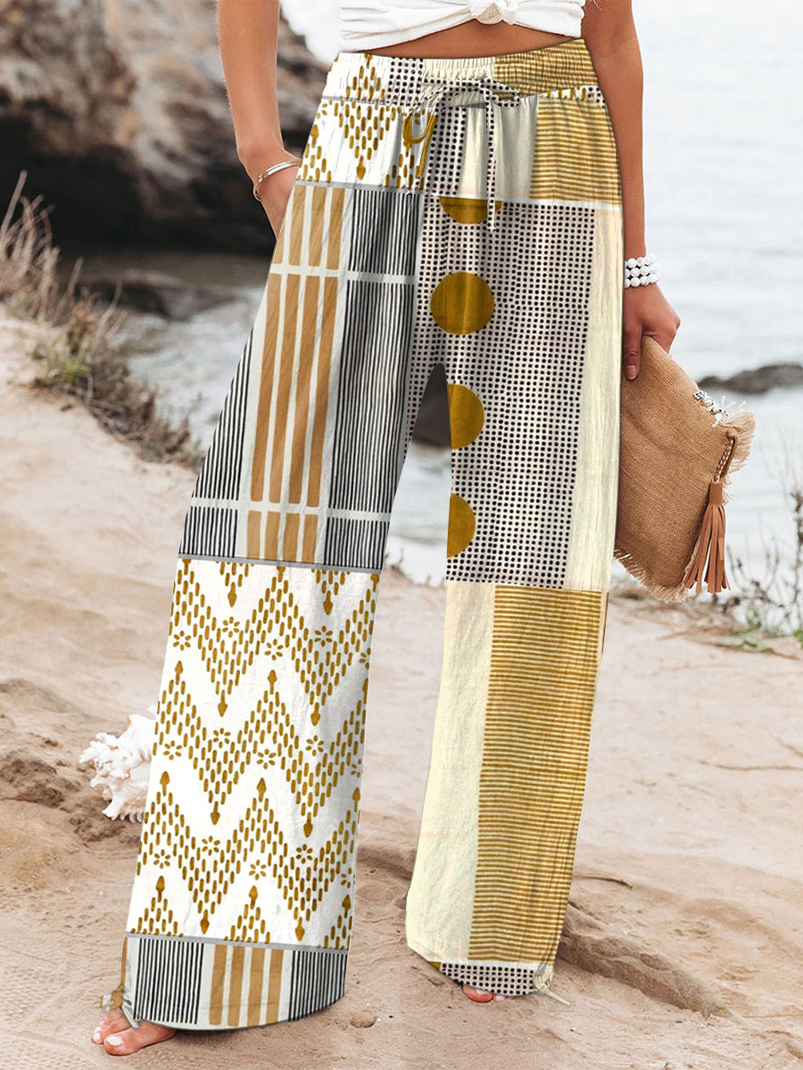 Fernanda | Pantaloni cu Pantalon Larg