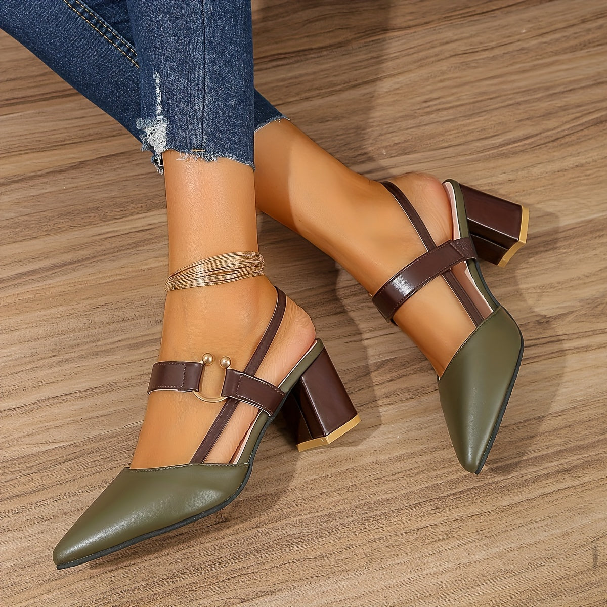 Marie™ | Pantofi Eleganți cu Toc pentru Toamnă