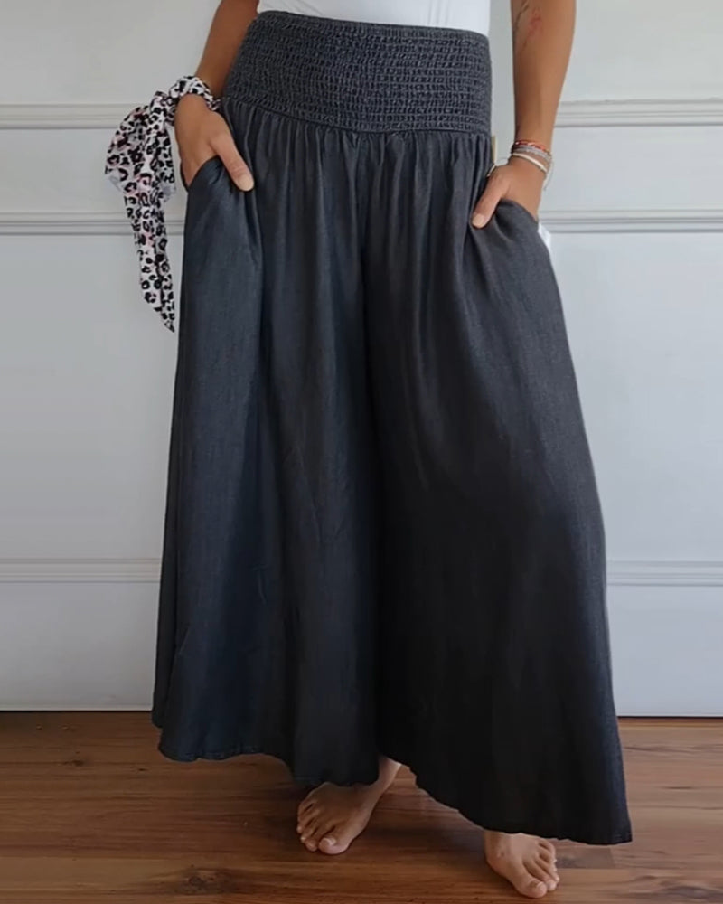 MIRA - Pantaloni cu talie elastică