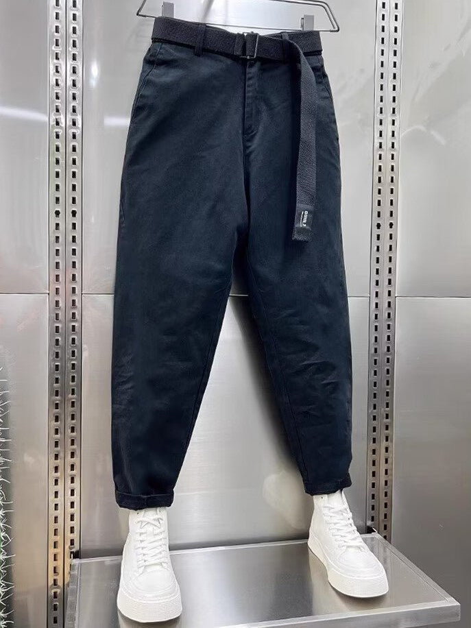 Laurent™ | Pantaloni Capri cu Brâu