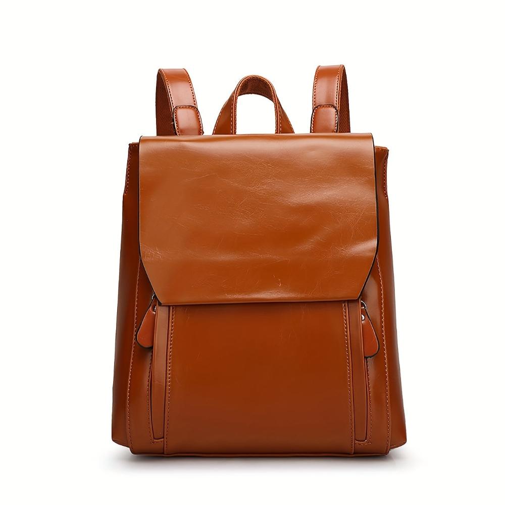 Hannelore – Rucsac Vintage cu Model Matlasat și Geantă de Mână
