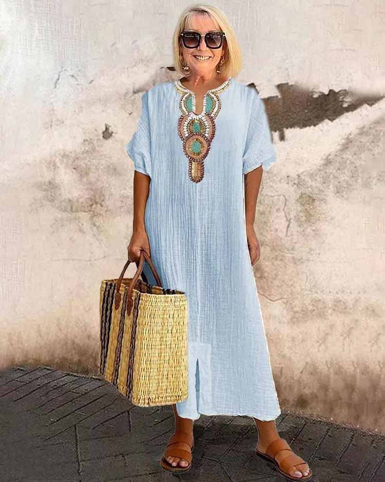 Leilany | Rochie de Frumusețe Brodată