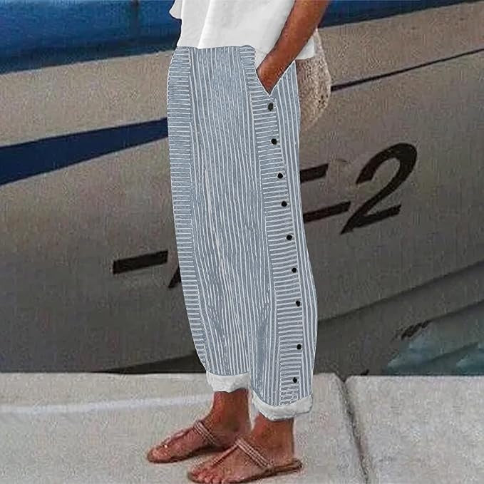 Sera™ - Pantaloni cu șnur și nasturi