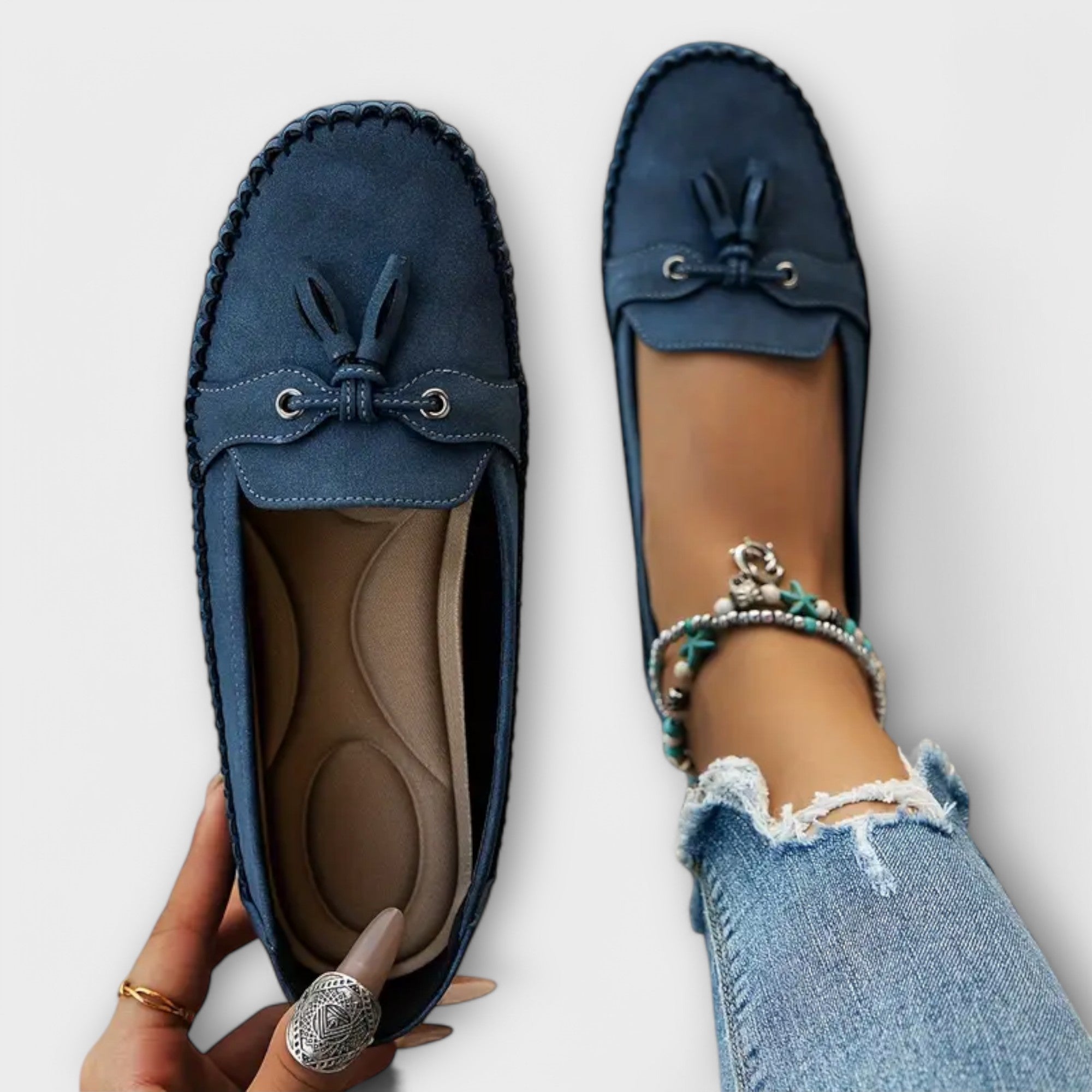 Lise | Pantofi Slip-On Moi cu Design Elegant