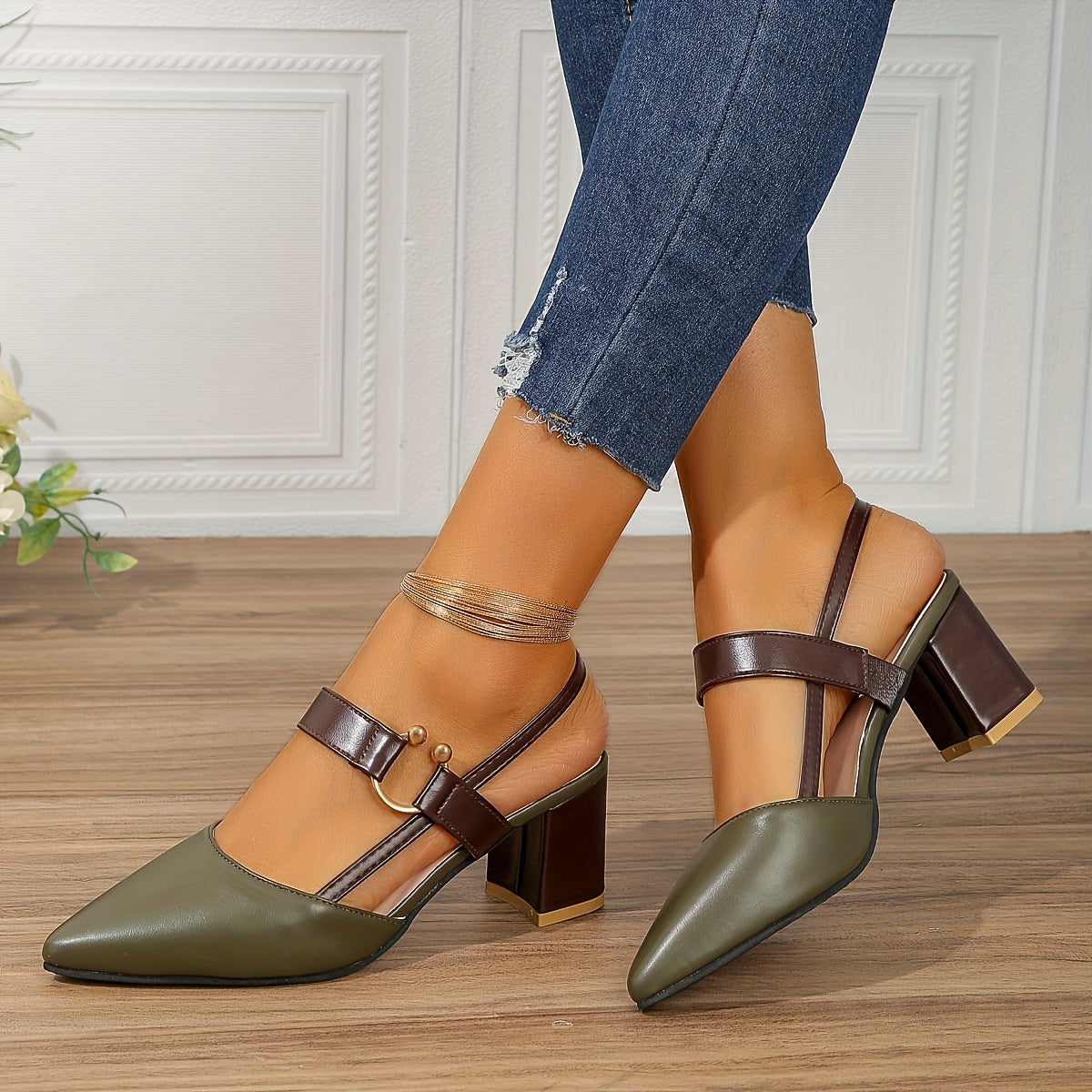 Marie™ | Pantofi Eleganți cu Toc pentru Toamnă