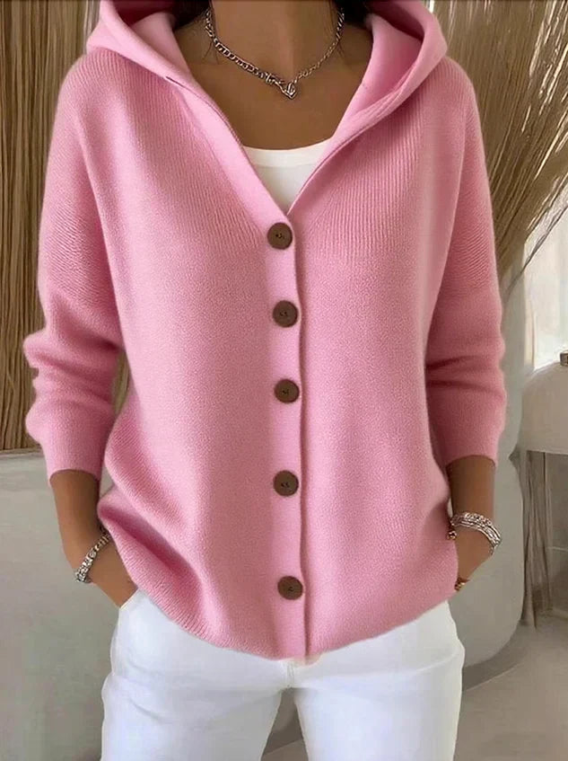 Luna | Cardigan cu Glugă Elegant