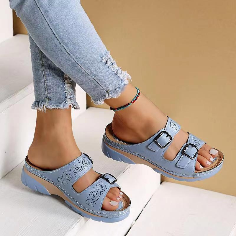Simona™ | Sandale Ortopedice din Piele