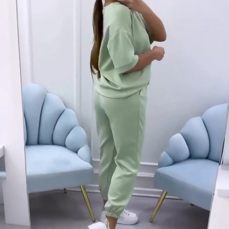 MIMI | Set Elegant cu Mâneci Scurte