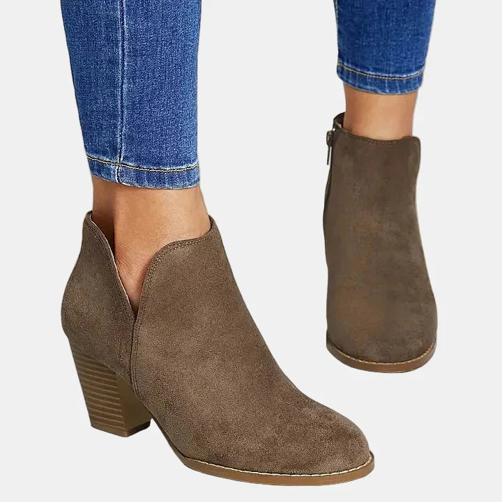 Hailey | Botine cu toc bloc